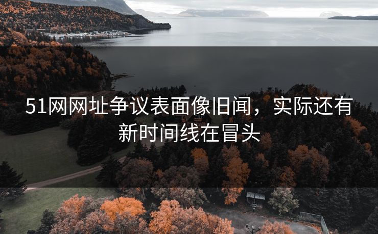 51网网址争议表面像旧闻，实际还有新时间线在冒头